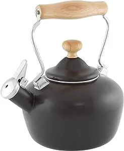 37-CARWOOD KM Chantal 1.8 qt. Stainless Steel Whistling Stovetop Kettle