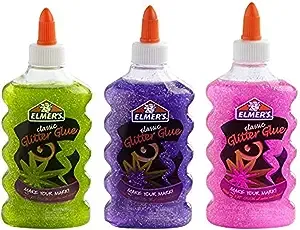 Elmer's 2022912 Liquid Glitter Glue, Washable, Gold, 6 Ounces, 4 Count