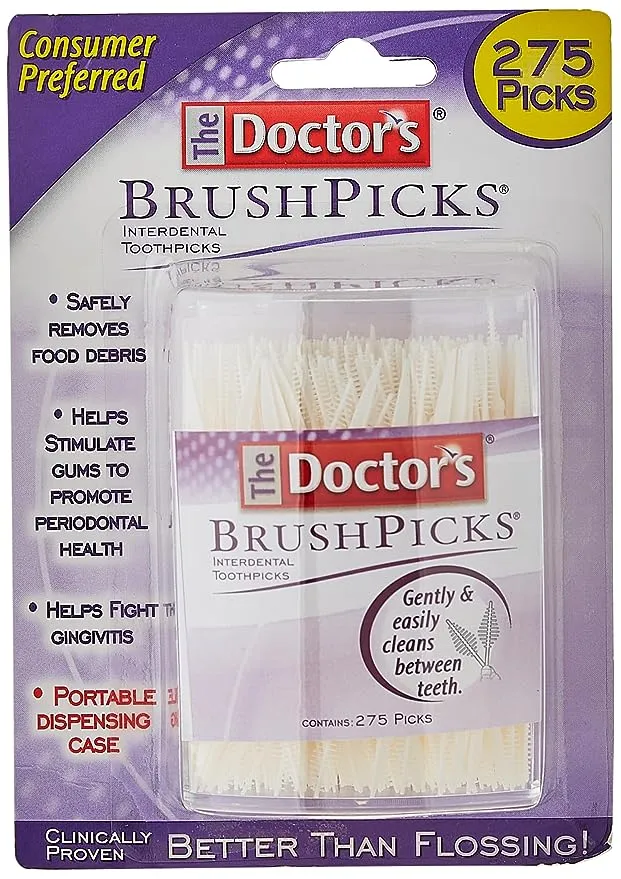 The Doctor'S Brushpicks Interdental Toothpicks