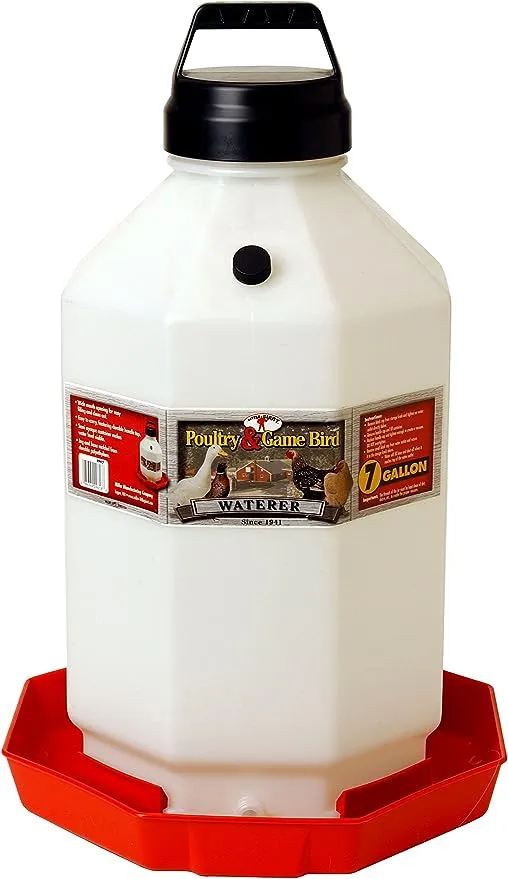 Little Giant 7 Gallon Plastic Poultry Waterer