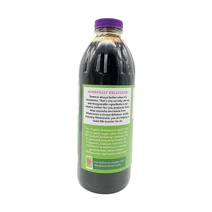 Wholesome Sweeteners Organic Molasses - 32 oz