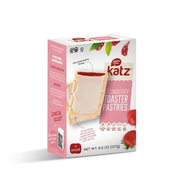 Katz Gluten Free Toaster Pastries. Cinnamon. Easy Breakfast Food Or Anytime Healthy Snacks For Adults & Kids. Gluten Free. Dairy Free, Egg Free, Nut Free, Peanut Free, Soy Free. Kosher Snacks. Healthy Snacks For Adults & Kids 8 OZ (Pack Of 6)