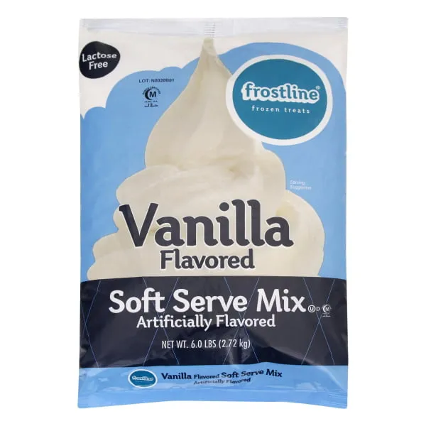 Frostline Vanilla Soft Serve Ice Cream Mix, 6 Pounds