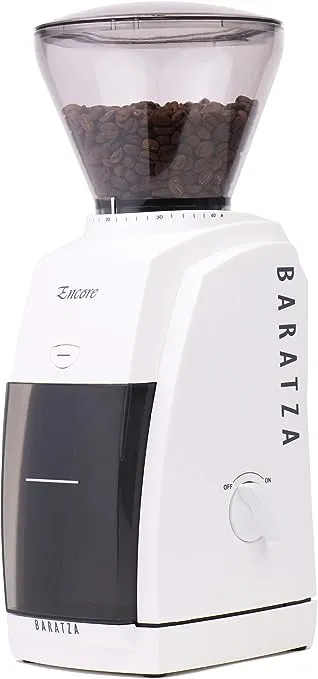 Baratza Encore Conical Burr Coffee Grinder White