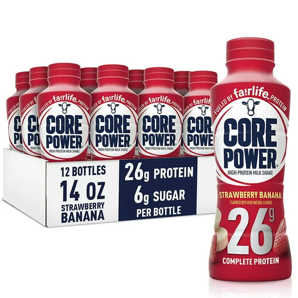 Fairlife Core Power 26g Protein Milk Shakes, Ready to Drink for Workout Recovery, Chocolate, 14 fl oz (Pack of 12)