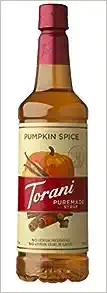 Torani Pumpkin Spice Puremade Syrup 750 ml