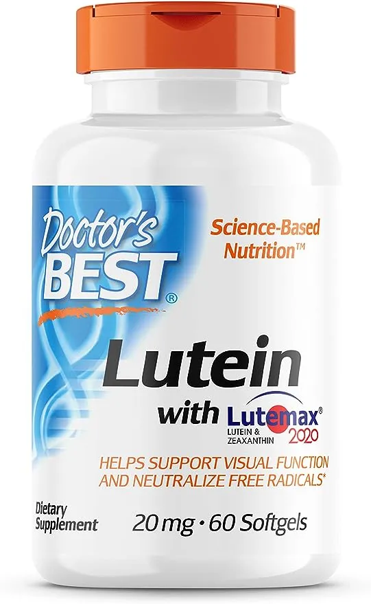 Doctor's Best Lutein with Lutemax - 180 Softgels