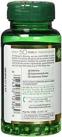 Nature's Bounty Garlic 1000 mg Softgels