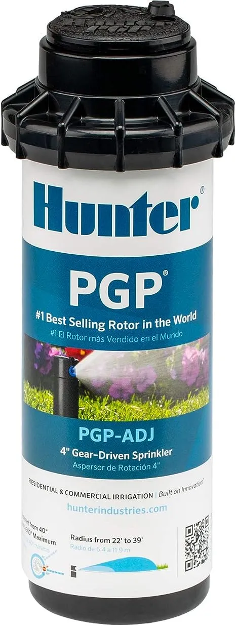 Hunter PGP Adjustable Rotor Pop-Up Sprinkler