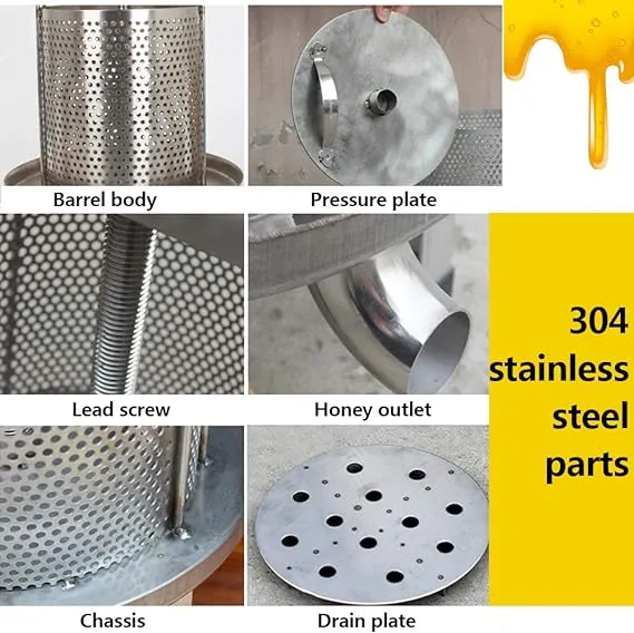 Honey Presser Beeswax Extractor Beekeeping Machine