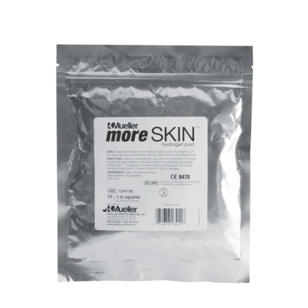 Mueller More Skin Hydrogel Dressing, Non-medicated, Non-Sterile - 75 - 1 in Sq