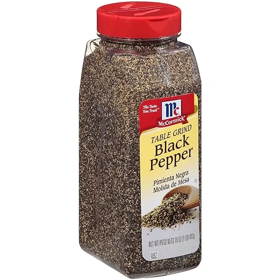 McCormick Pure Ground Black Pepper, 16 Oz