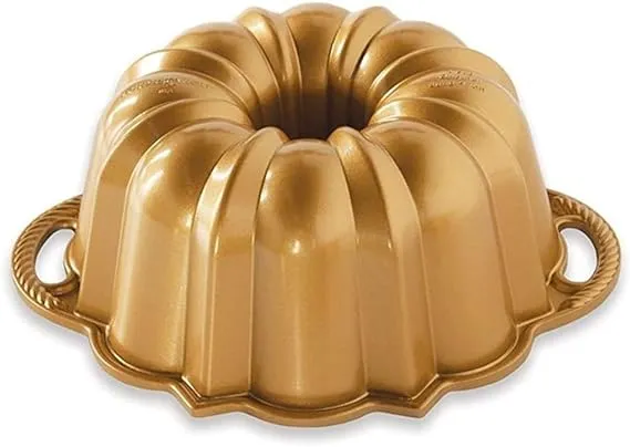 Nordic Ware Anniversary Bundt 6 Cup, Gold