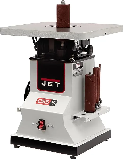 JET JBOS-5 Benchtop Oscillating Spindle Sander, 1/2 HP, 1Ph 115V (708404)