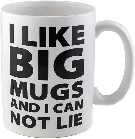 Big Mouth Toys I Like Big Mugs... Gigantic Coffee Mug,64 Ounces