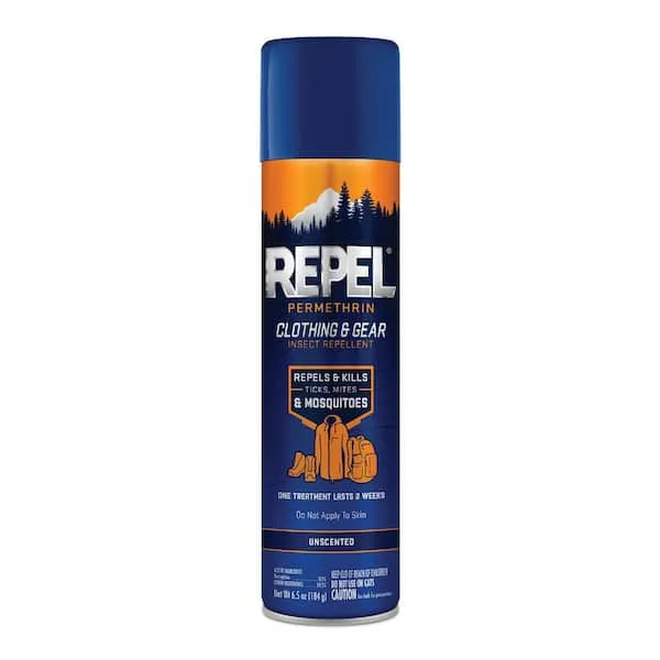 Repel 6.5 oz. Permethrin Clothing and Gear Insect Repellent Aerosol Spray HG-94127-5