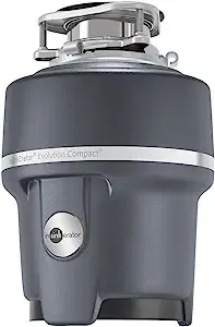 Garbage Disposer Compact 3/4 HP Evolution Compact, Gray