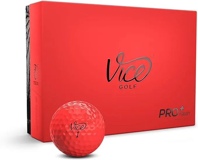 Pelotas de golf Vice Pro Plus (el paquete puede variar)