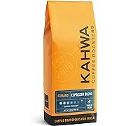 Kahwa Cuban Coffee Beans, Cubano Dark Roast Espresso Blend, Whole Bean Coffee, 1 lb Bag