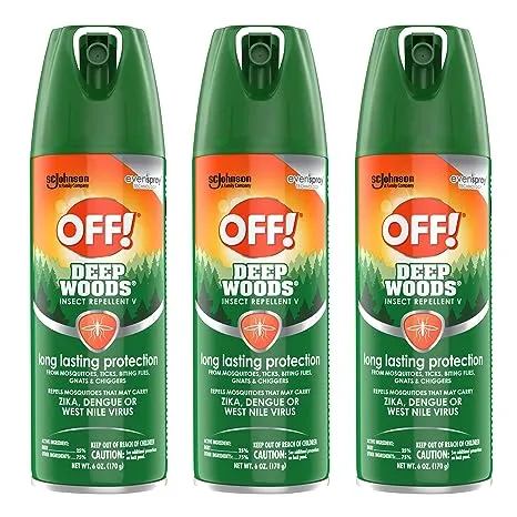 RaidOFF Off Deep Woods Insect Repellent 6oz (Pack of 3)