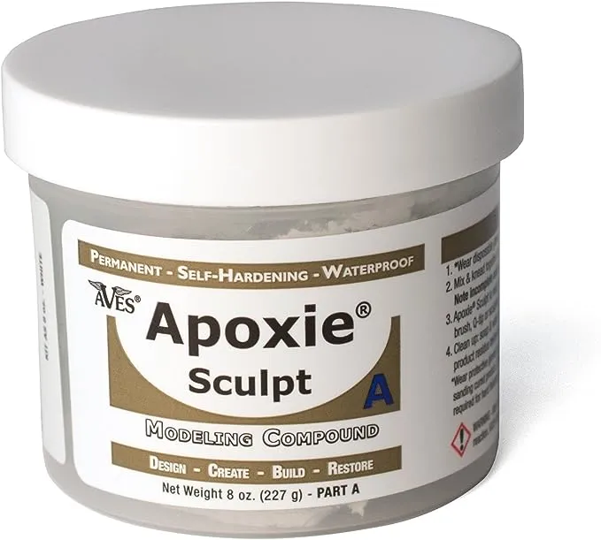 Apoxie Sculpt - 2 Part Modeling Compound (A & B) - 1 Pound, White