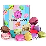 Leilalove Macarons - Gourmet Macaron box of 12 with variety flavors gift box varies in style