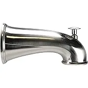 DANCO Decorative Bathtub Faucet Spout with Pull Up Diverter | 6 Inch Length | Chrome Finish (10315)