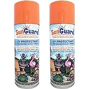 sunguard uv protectant for outdoor decor, furniture and more (2-pack)