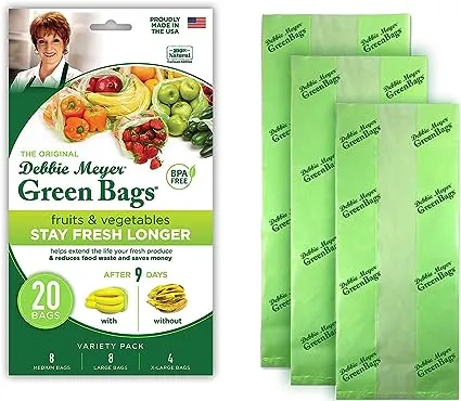 Debbie Meyer GreenBags Keeps Fruits, Vegetables, and Cut Flowers