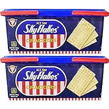 M.Y. San Skyflakes Philippino Crackers 32 Packs 800g Set of 2