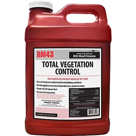 RM43 76502 32Oz Total Veg Control Glyph Imazapyr Weed Preventer, 0.25 - Gallon