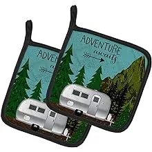 Carolines Treasures VHA3022PTHD Airstream Camper Adventure Awaits Pair of Pot Holders