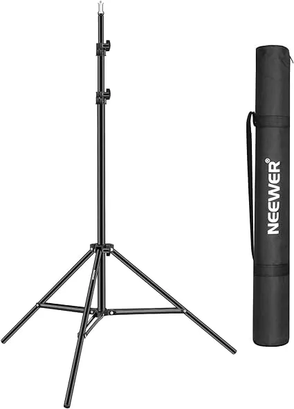 Neewer Collapsible Photo Light Stand with Inner Spring Cushion &amp;Carrying Bag