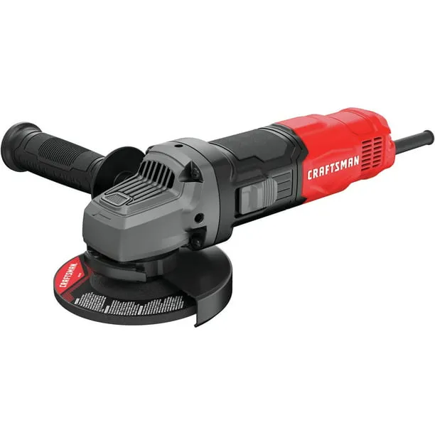 CRAFTSMAN 4.5-in 6 Amps Sliding Switch Corded Angle Grinder