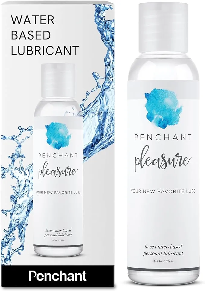 Penchant Water Based Sex Lube - Personal Lubrification for Women & Men - Toy-Safe Lube for Couples - Lubricant for Sensitive Skin, Unscented, Latex-Safe Made Without Paraben 8oz