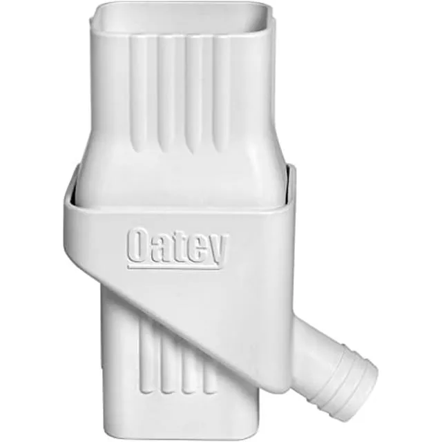 Oatey 14209 Mystic 2 in. x 3 in. White Rainwater Collection System