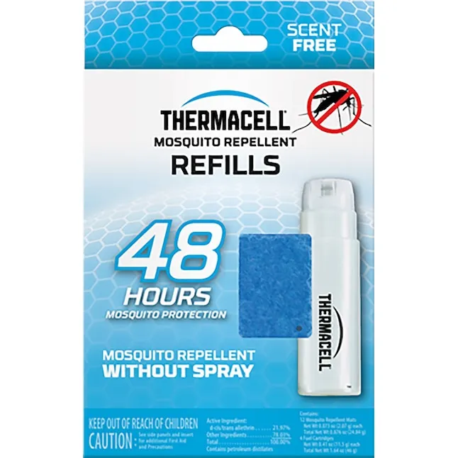 Thermacell R-5 Mosquito Repeller Refill, 60 Hour Pack (15 Repellent Mats and 5