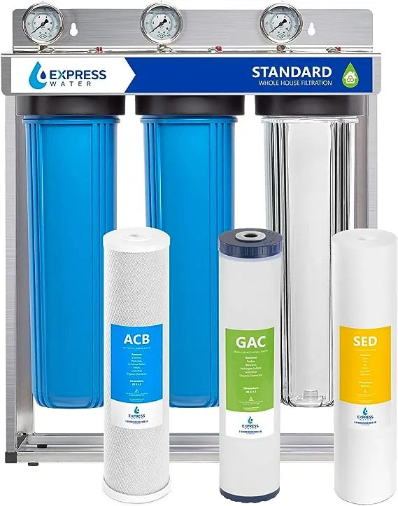 3 Stage Whole House Water Filter System - Heavy Metals - WH-300RS-CKS