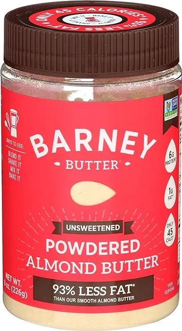 Barney Butter - Unsweetened Almond Butter Powder - 8oz