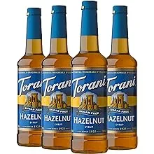 Torani Sugar Free Syrup, Hazelnut, 25.4 Ounce (Pack of 4)