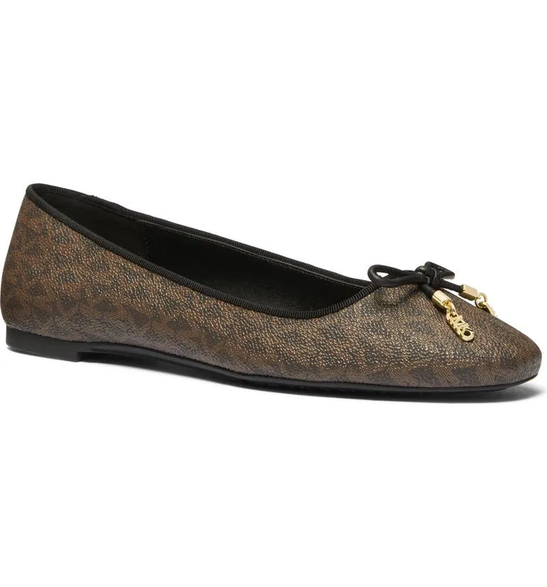 Michael Michael Kors Nori Flex Flat Women's Shoes Brown : 6 M