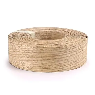 Skelang Birch Wood Veneer 1-1/2” x 26’, Wood Edge Tape with Hot Melt Adhesive, Flexible Wood Edgebanding, Iron On Wood Edging Strip for Shelving, Cabi