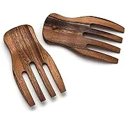 Lipper International Salad Hands Acacia 2 Piece