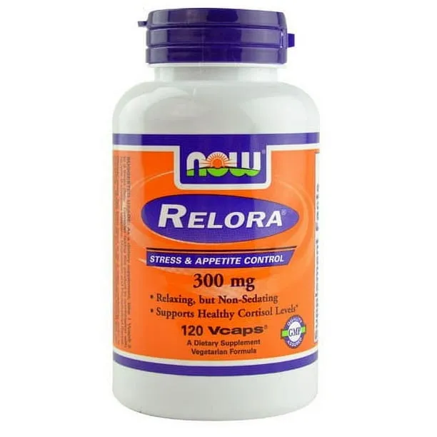 NOW
           Relora Stress & Appetite Control -- 300 mg - 60 Vegetarian Capsules
        
        
        
        
        
          
          SKU #: 733739033420
          
            Shipping Weight:
              0.14 lb
            
          