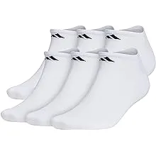 Adidas Men's Athletic Cushioned No- Show Socks