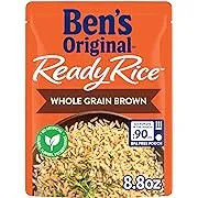 BEN&#039;S ORIGINAL Ready Rice Whole Grain Brown Rice, Easy Dinner Side, 8.8 OZ Pouch