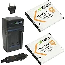 Wasabi Power Battery (2-Pack) and Charger for Sony NP-BN1