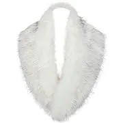 La Carrie Women's Faux Fur Collar Scarf Wrap Shawl