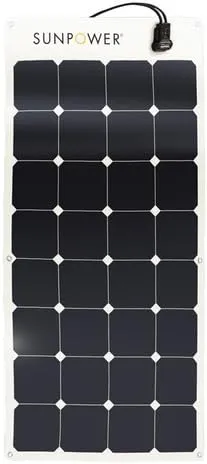 SunPower Flexible 100 Watt Monocrystalline Solar Panel