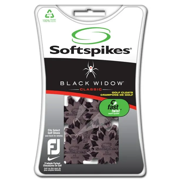 Softspikes Black Widow Golf Cleat